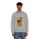 Airedale Terrier Unisex Heavy Blend Crewneck Sweatshirt, S - 3XL, 6 Colors, Loose Fit, FREE Shipping, Made in USA!!