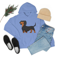 Dachshund Unisex Heavy Blend™ Hooded Sweatshirt, S - 5XL, 13 Colors, Cotton/Polyester, FREE Shipping, Made in USA!!