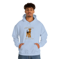 Airedale Terrier Unisex Heavy Blend Hooded Sweatshirt, S - 5XL, 12 Colors, Cotton/Polyester, FREE Shipping, Made in USA!!