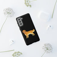 Golden Retriever Cell Phone Cases, Samsung, iPhone, Google, Impact Resistant, Dual Layer for Protection, FREE Shipping, Made in USA!!