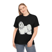 Maltese Unisex Heavy Cotton Tee, S - 5XL, 12 Colors, 100% Cotton, Medium Fabric, FREE Shipping, Made in USA!!