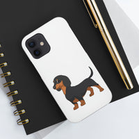 Dachshund Case Mate Tough Phone Cases, Impact Resistant, Wireless Charging, FREE Shipping, Made in USA!!