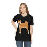 Shiba Inu Unisex Jersey Short Sleeve Tee, S - 3XL, 16 Colors, 100% Cotton, Light Fabric, FREE Shipping, Made in USA!!