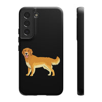 Golden Retriever Cell Phone Cases, Samsung, iPhone, Google, Impact Resistant, Dual Layer for Protection, FREE Shipping, Made in USA!!