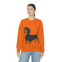 Dachshund Unisex Heavy Blend™ Crewneck Sweatshirt, S - 2XL, 14 Colors, Cotton/Polyester, Medium Fabric, FREE Shipping, Made in USA!!