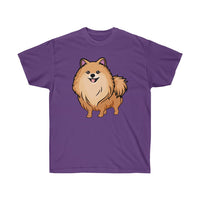 Pomeranian Unisex Ultra Cotton Tee, Made in USA