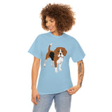 Beagle Unisex Heavy Cotton Tee, Made in the USA!!