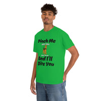 Pinch Me And I'll Bite You Airedale Terrier Unisex Heavy Cotton Tee, S - 5XL, 3 Colors, Medium Fabric, FREE Shipping, Made in USA!!