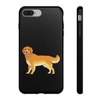 Golden Retriever Cell Phone Cases, Samsung, iPhone, Google, Impact Resistant, Dual Layer for Protection, FREE Shipping, Made in USA!!