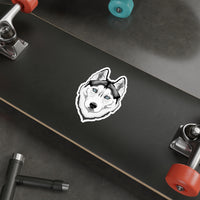 Siberian Husky Die-Cut Stickers, Water Resistant Vinyl, 5 Sizes, Matte Finish, Indoor/Outdoor, FREE Shipping, Made in USA!!