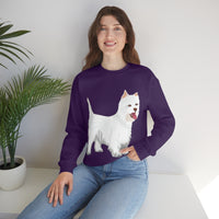 West Highland White Terrier Unisex Heavy Blend™ Crewneck Sweatshirt, S - 5XL, Cotton/Polyester, FREE Shipping, Made in USA!!