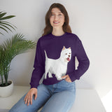 West Highland White Terrier Unisex Heavy Blend™ Crewneck Sweatshirt, S - 5XL, Cotton/Polyester, FREE Shipping, Made in USA!!