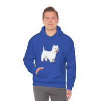 West Highland White Terrier Unisex Heavy Blend™ Hooded Sweatshirt, S - 5XL, Cotton/Polyester, FREE Shipping, Made in USA!!