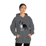 Boston Terrier Unisex Heavy Blend™ Hooded Sweatshirt, S - 5XL, 12 Colors, Cotton/Polyester, FREE Shipping, Made in USA!!