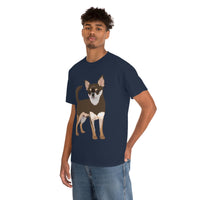 Chihuahua Unisex Heavy Cotton Tee, S - 5XL, 12 Colors, 100% Cotton, Made in the Usa, Free Shipping!!