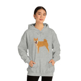 Shiba Inu Unisex Heavy Blend™ Hooded Sweatshirt, S -5XL, 12 Colors, Cotton/Polyester, Medium Heavy Fabric, FREE Shipping, Made in USA!!