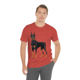 Doberman Pinscher Unisex Jersey Short Sleeve Tee