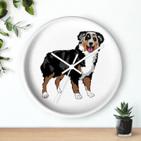 Australian Shepherd Wall clock