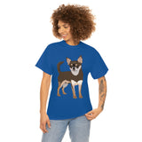 Chihuahua Unisex Heavy Cotton Tee, S - 5XL, 12 Colors, 100% Cotton, Made in the Usa, Free Shipping!!