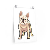 French Bulldog Premium Matte vertical posters