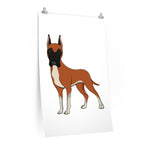 Great Dane Premium Matte vertical posters