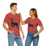 Doberman Pinscher Unisex Jersey Short Sleeve Tee