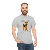 Airedale Terrier Unisex Heavy Cotton Tee, S - 5XL, 14 Colors, Light Fabric, FREE Shipping, Made in USA!!