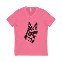 German Shepherd V-Neck Tee