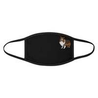 Shetland Sheepdog Mixed-Fabric Face Mask