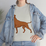 Rhodesian Ridgeback Unisex Heavy Cotton Tee, S - 5XL, 12 Colors, Cotton, Medium Fabric, FREE Shipping, Made in USA!!