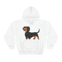 Dachshund Unisex Heavy Blend™ Hooded Sweatshirt, S - 5XL, 13 Colors, Cotton/Polyester, FREE Shipping, Made in USA!!