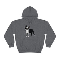 Boston Terrier Unisex Heavy Blend™ Hooded Sweatshirt, S - 5XL, 12 Colors, Cotton/Polyester, FREE Shipping, Made in USA!!