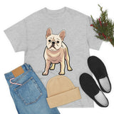 French Bulldog Unisex Heavy Cotton Tee, S - 5XL, 12 Colors, Light Fabric, FREE Shipping, Made in USA!!