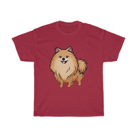 Pomeranian Unisex Heavy Cotton Tee, Made in USA
