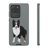 Border Collie Tough Cell Phone Cases, iPhone, Samsung, 2 Layer Case, Impact Resistant, Photographic Print Quality, FREE Shipping, Made in the USA!!