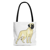 Mastiff Tote Bag, 100% Polyester, 3 Sizes, Made in the USA!!