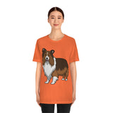 Shetland Sheepdog Unisex Jersey Short Sleeve Tee