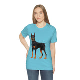 Doberman Pinscher Unisex Jersey Short Sleeve Tee