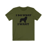 I Do What I Want Newfoundland Unisex Jersey Short Sleeve Tee