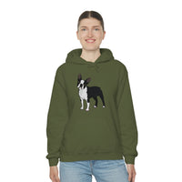 Boston Terrier Unisex Heavy Blend™ Hooded Sweatshirt, S - 5XL, 12 Colors, Cotton/Polyester, FREE Shipping, Made in USA!!