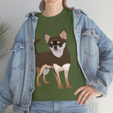 Chihuahua Unisex Heavy Cotton Tee, S - 5XL, 12 Colors, 100% Cotton, Made in the Usa, Free Shipping!!