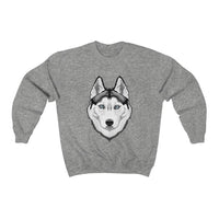 Siberian Husky Unisex Heavy Blend™ Crewneck Sweatshirt, S - 5XL, 7 Colors, FREE Shipping, Made in USA!!