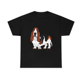 Basset Hound Unisex Heavy Cotton Tee, S - 5XL, 12 Colors, 100% Cotton, FREE  Shipping, Made in USA!!