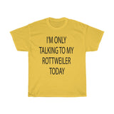 Rottweiler Unisex Heavy Cotton Tee