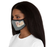 Havanese Fitted Polyester Face Mask, Made in the USA!!