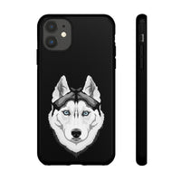 Siberian Husky Tough Cell Phone Cases, 33 Types of Cases, 2 Layer Case, Impact Resistant, FREE Shipping, Made in USA!!