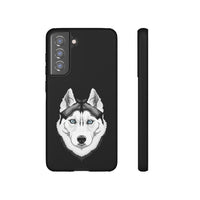 Siberian Husky Tough Cell Phone Cases, 33 Types of Cases, 2 Layer Case, Impact Resistant, FREE Shipping, Made in USA!!