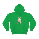 French Bulldog Unisex Heavy Blend Hooded Sweatshirt, S - 5XL, 12 Colors, FREE Shipping, Made in USA!!