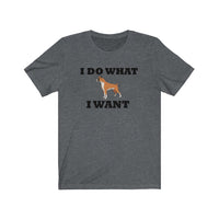 I Do What I Want Boxer Unisex Jersey Short Sleeve Tee