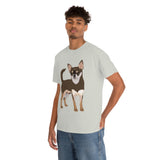 Chihuahua Unisex Heavy Cotton Tee, S - 5XL, 12 Colors, 100% Cotton, Made in the Usa, Free Shipping!!